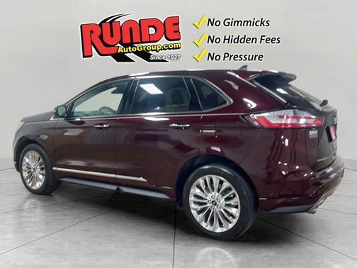 Burgundy 2022 Ford Edge Titanium
