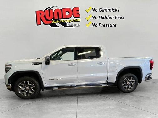Glacier White 2026 GMC Sierra 1500 SLT