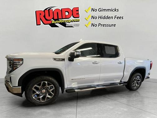 Glacier White 2026 GMC Sierra 1500 SLT