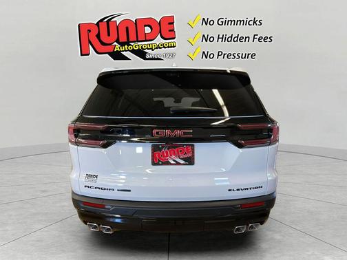 Summit White 2026 GMC Acadia Elevation