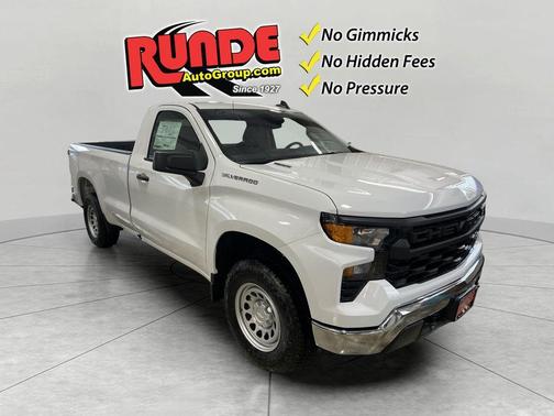 Summit White 2026 Chevrolet Silverado 1500 WT