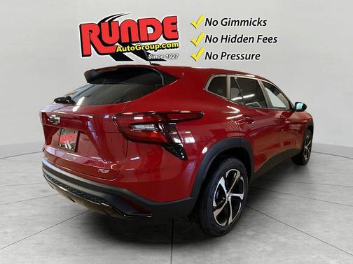 Red 2026 Chevrolet Trax 1RS