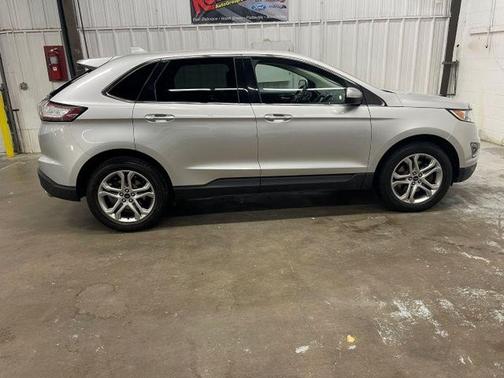 Silver 2018 Ford Edge Titanium