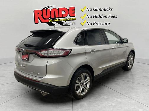 Silver 2018 Ford Edge Titanium