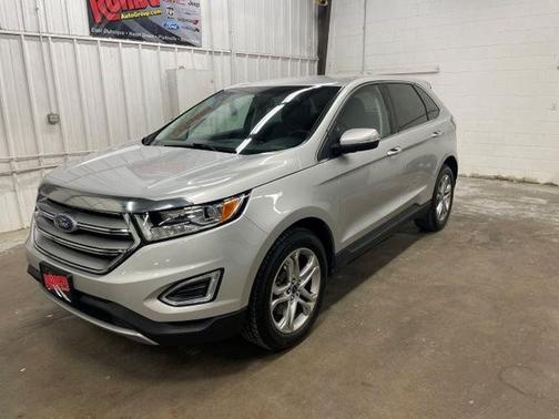 Silver 2018 Ford Edge Titanium
