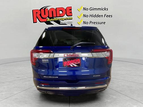 Blue 2023 GMC Acadia Denali