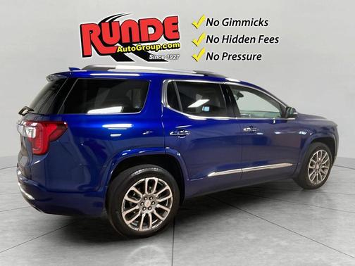 Blue 2023 GMC Acadia Denali