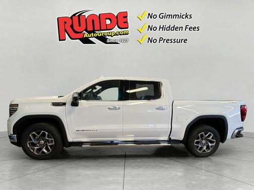 Glacier White 2026 GMC Sierra 1500 SLT