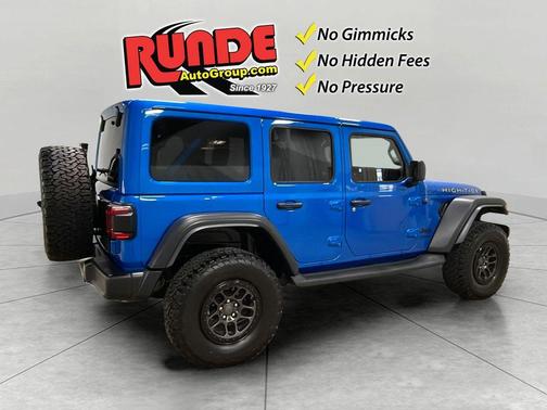 Blue 2022 Jeep Wrangler Unlimited Sport