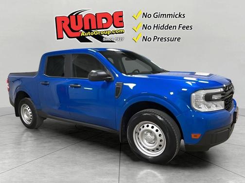 Blue 2022 Ford Maverick XL
