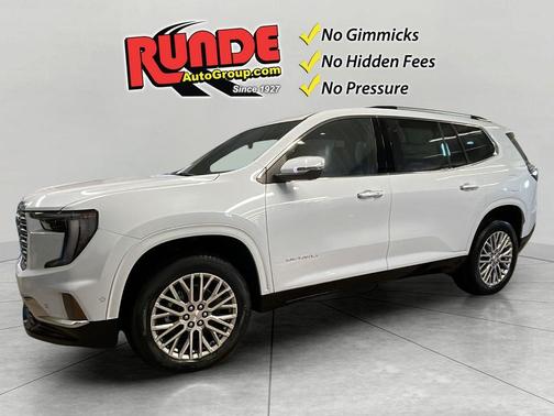 Glacier White 2026 GMC Acadia Denali