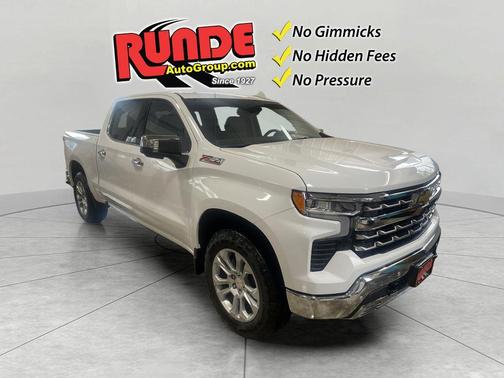 Summit White 2026 Chevrolet Silverado 1500 LTZ