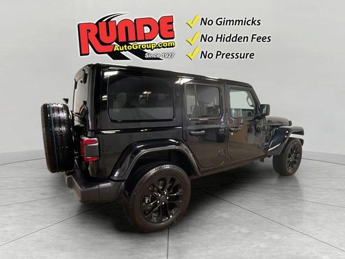 Black 2025 Jeep Wrangler 4xe Sahara