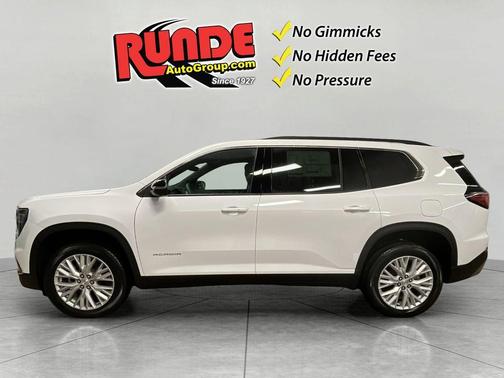 Summit White 2026 GMC Acadia Elevation