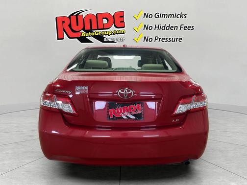 Red 2010 Toyota Camry
