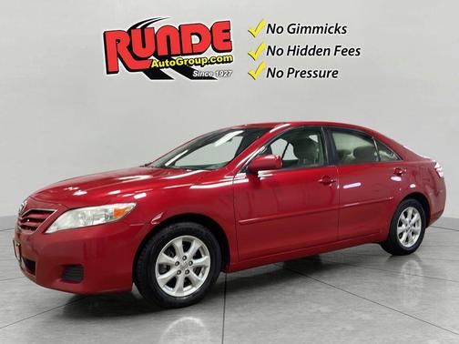 Red 2010 Toyota Camry
