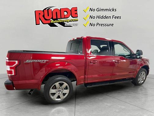 Red 2019 Ford F-150 XLT