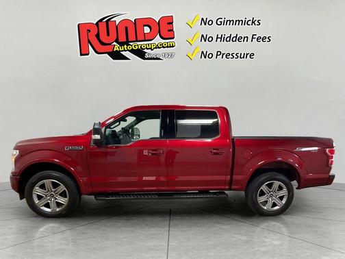 Red 2019 Ford F-150 XLT