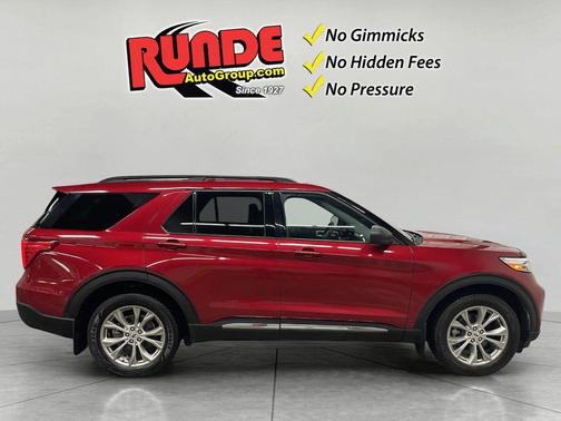 Red 2021 Ford Explorer XLT