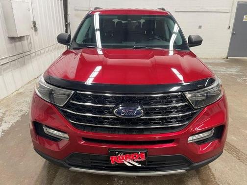 Red 2021 Ford Explorer XLT