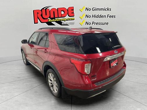 Red 2021 Ford Explorer XLT