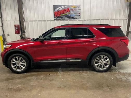 Red 2021 Ford Explorer XLT