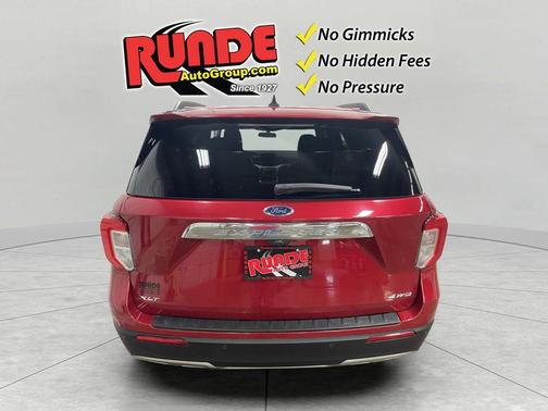 Red 2021 Ford Explorer XLT