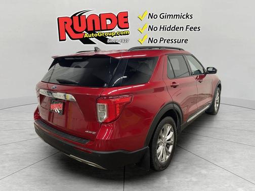 Red 2021 Ford Explorer XLT