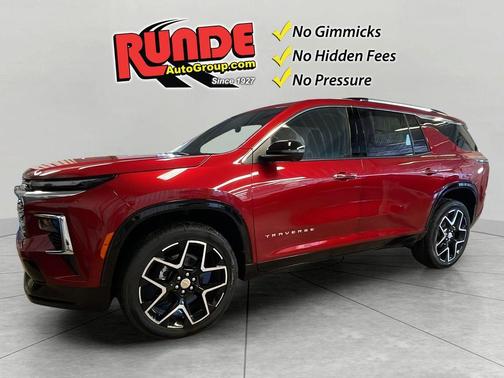 Radiant Red 2026 Chevrolet Traverse High Country
