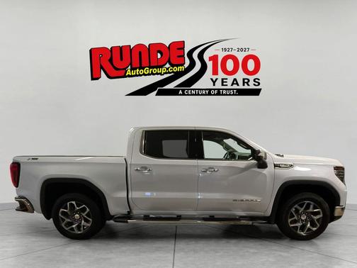 Glacier White 2026 GMC Sierra 1500 SLT