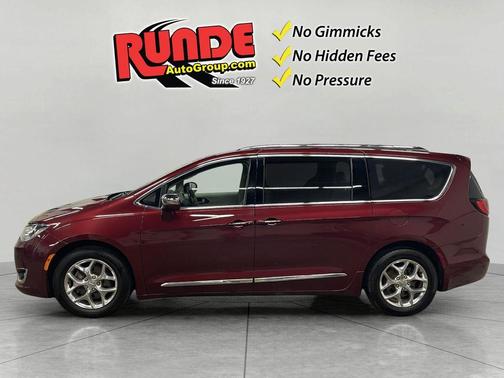 Red 2018 Chrysler Pacifica Limited