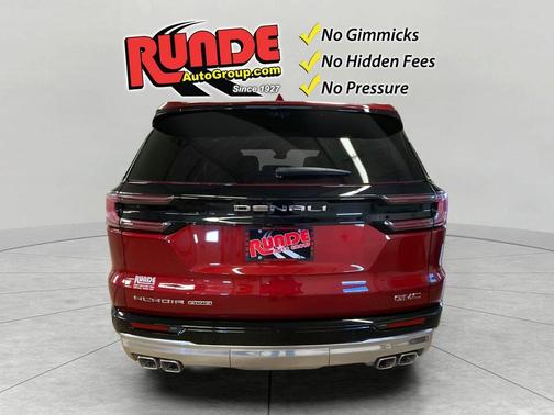 Volcanic Red 2026 GMC Acadia Denali