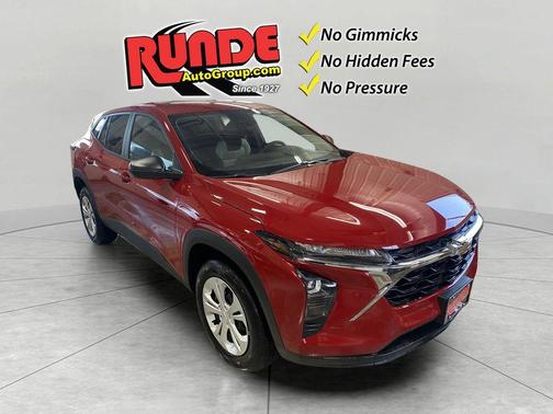 Red 2026 Chevrolet Trax LS