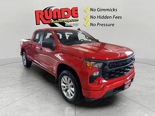 Red 2026 Chevrolet Silverado 1500 Custom