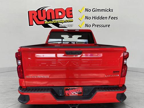 Red 2026 Chevrolet Silverado 1500 Custom