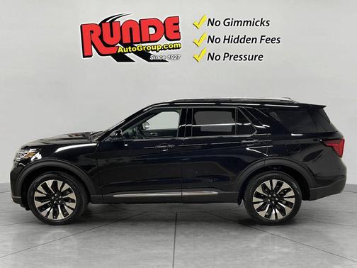 Agate Black Metallic 2026 Ford Explorer Platinum