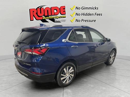 Blue 2022 Chevrolet Equinox Premier
