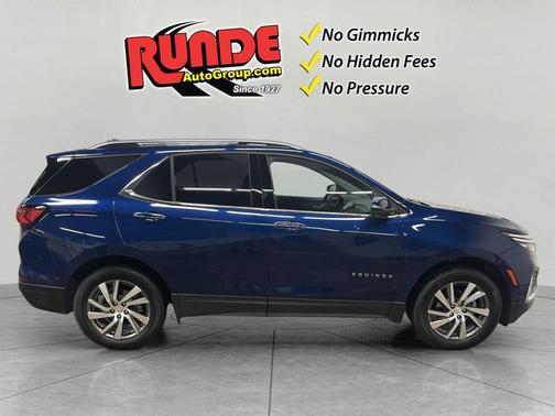 Blue 2022 Chevrolet Equinox Premier