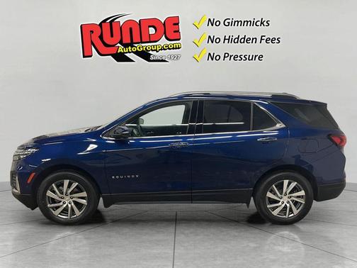 Blue 2022 Chevrolet Equinox Premier