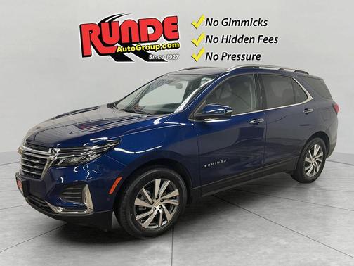 Blue 2022 Chevrolet Equinox Premier