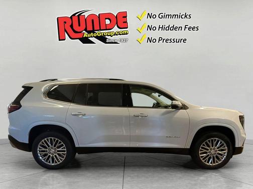 Glacier White 2026 GMC Acadia Denali