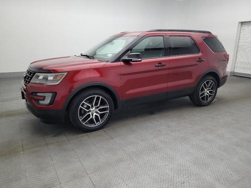 Ruby Red Metallic Tinted Clearcoat 2017 Ford Explorer sport