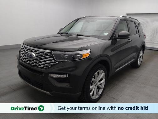 Forged Green Metallic 2022 Ford Explorer Platinum