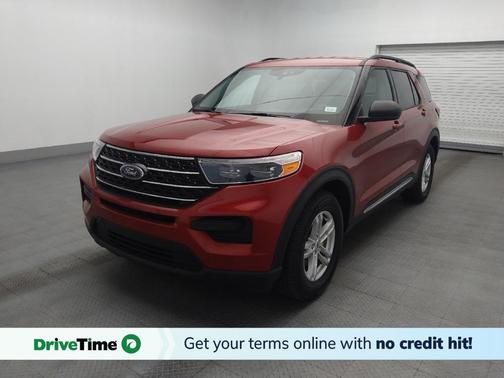 Rapid Red Metallic Tinted Clearcoat 2021 Ford Explorer XLT