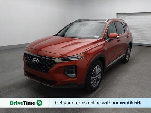 Lava Orange 2019 Hyundai SANTA FE Limited 2.4