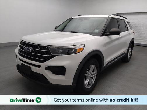 Star White Metallic Tri-Coat 2020 Ford Explorer XLT