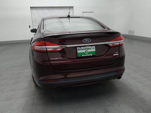 Red 2017 Ford Fusion SE