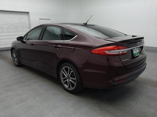 Red 2017 Ford Fusion SE