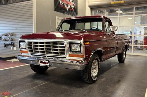 Maroon 1979 Ford F100 Base