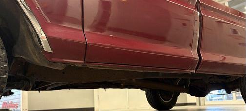 Maroon 1979 Ford F100 Base